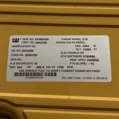 주문 CAT C18 산업용 디젤 엔진 C18 ACERT TXW04866 online manufacture